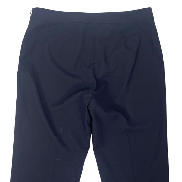Lafayette 148 Wool Blend Taper Leg Dress Pants Navy Blue Size 0 - Picture 6 of 8